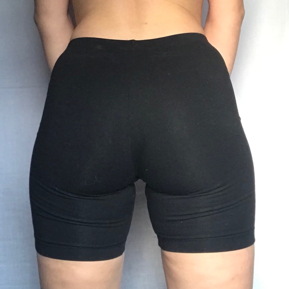 Black Biker Shorts Spandex Booty Short - Picture 6 of 7